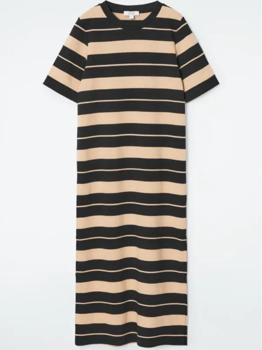 COS striped midi t-shirt dress Size XS
